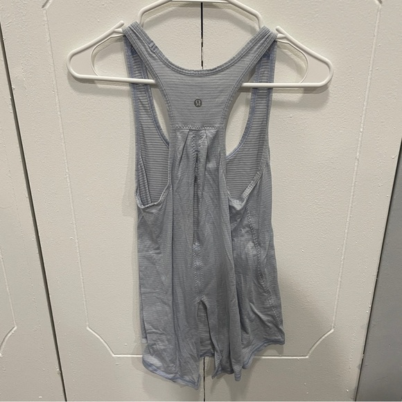 Lululemon Purple Tie Back Tank Top - Picture 2 of 8